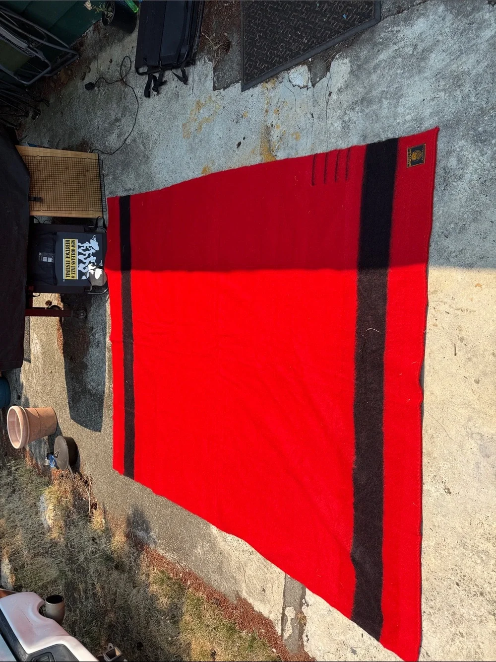 Early’s Witney Point wool queen sized blanket